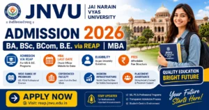 JNVU ADMISSION