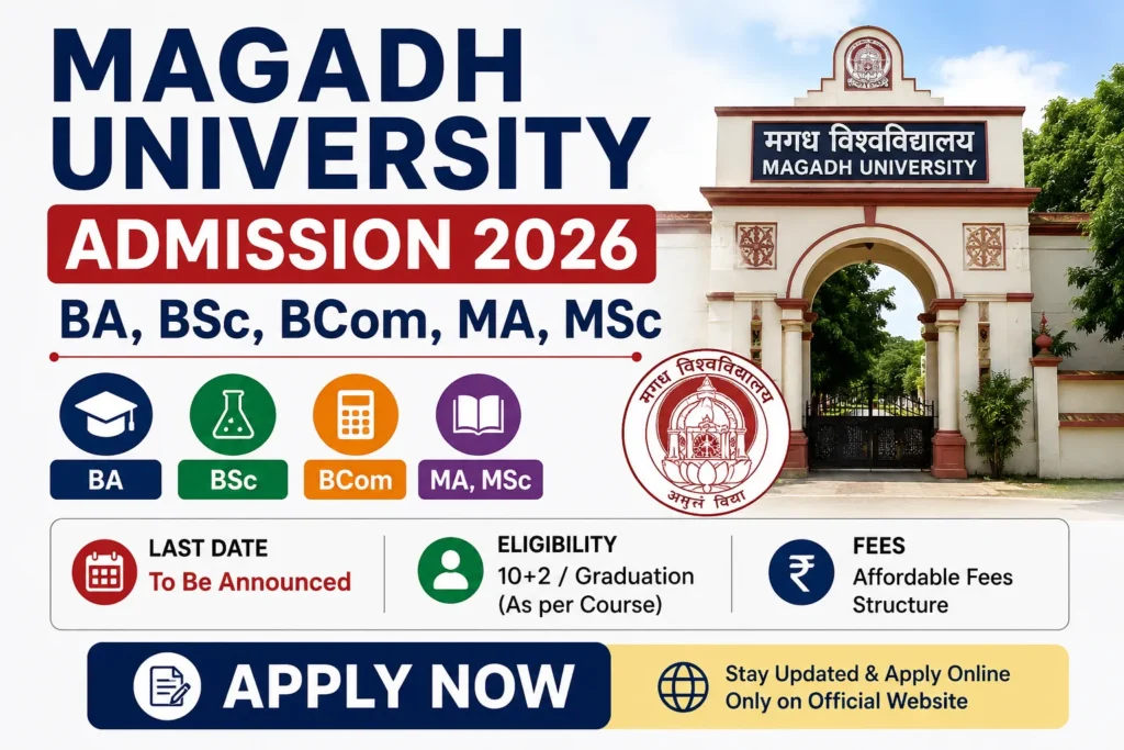 MAGADH UNIVERSITY ADMISSION 2026