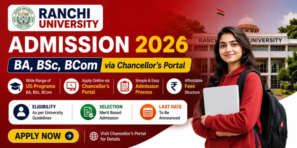 Ranchi University Admission 2026